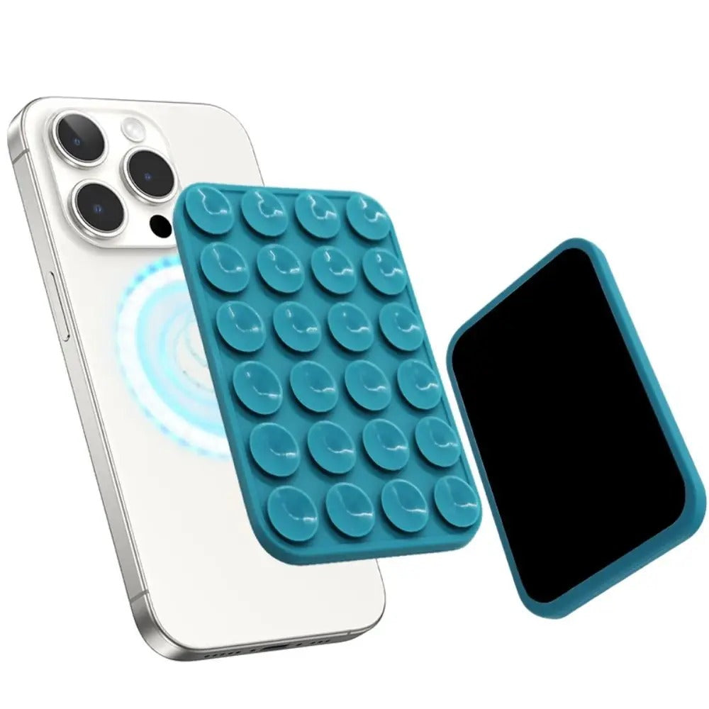 Silicone Suction Cup Mobile Phone Holder For Magsafe Magnetic Phone Holder Wall Mount Stand For iPhone
