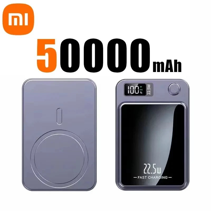 100000mAh Magnetic Power Bank  Wireless Fast Charger | MagSafe Compatible | Portable Battery Pack