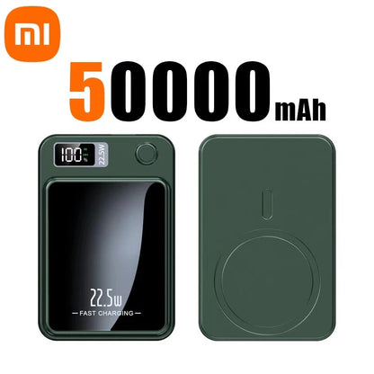 100000mAh Magnetic Power Bank  Wireless Fast Charger | MagSafe Compatible | Portable Battery Pack
