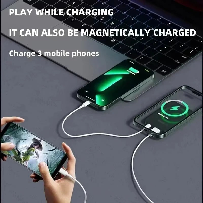 100000mAh Magnetic Power Bank  Wireless Fast Charger | MagSafe Compatible | Portable Battery Pack