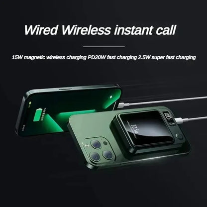100000mAh Magnetic Power Bank  Wireless Fast Charger | MagSafe Compatible | Portable Battery Pack