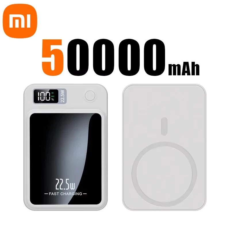 100000mAh Magnetic Power Bank  Wireless Fast Charger | MagSafe Compatible | Portable Battery Pack