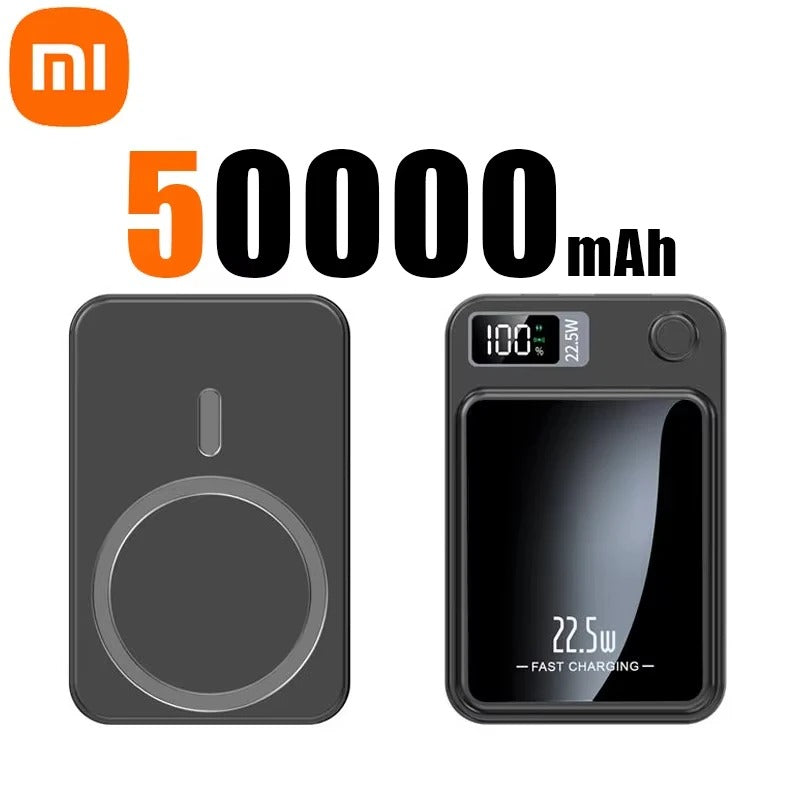 100000mAh Magnetic Power Bank  Wireless Fast Charger | MagSafe Compatible | Portable Battery Pack